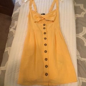 Yellow forever 21 dress.